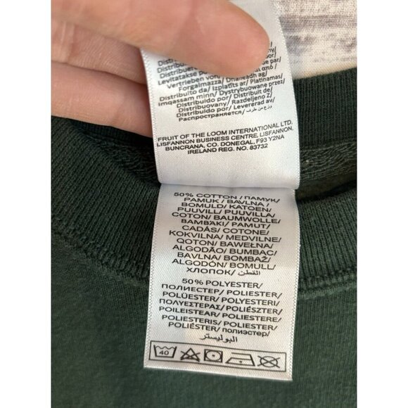 Tori Amos Tequila Bottle Green Sweatshirt Crew Neck Pull On Men's Medium - Picture 4 of 7